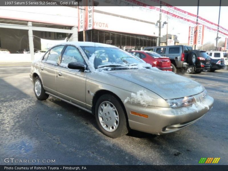 Gold / Tan 1997 Saturn S Series SL2 Sedan