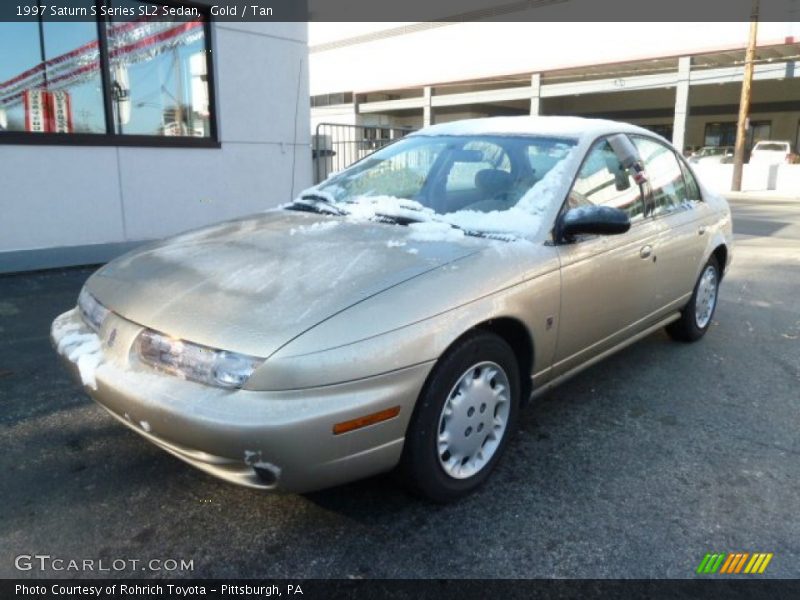 Gold / Tan 1997 Saturn S Series SL2 Sedan