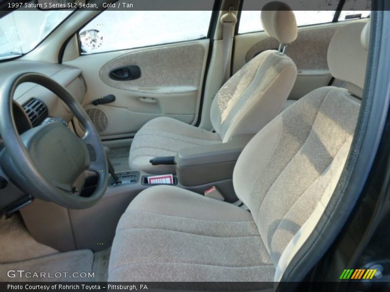 Gold / Tan 1997 Saturn S Series SL2 Sedan