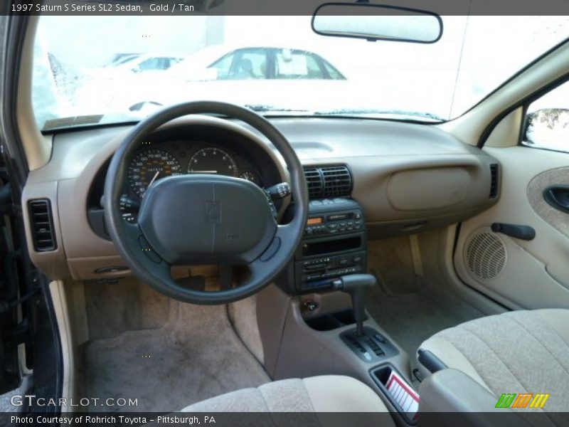 Gold / Tan 1997 Saturn S Series SL2 Sedan