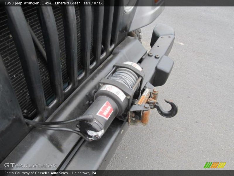 Emerald Green Pearl / Khaki 1998 Jeep Wrangler SE 4x4