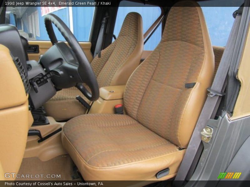  1998 Wrangler SE 4x4 Khaki Interior