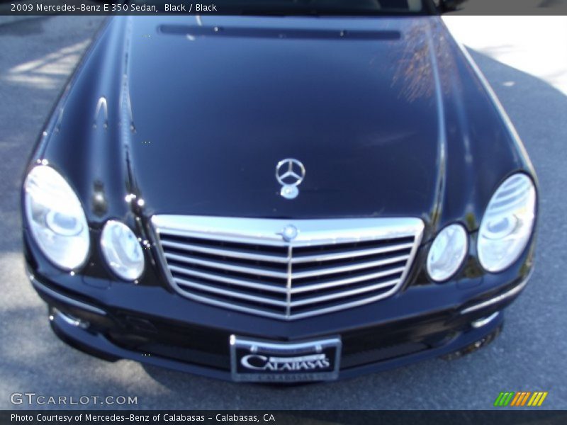 Black / Black 2009 Mercedes-Benz E 350 Sedan