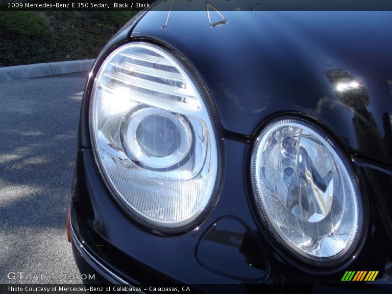Black / Black 2009 Mercedes-Benz E 350 Sedan