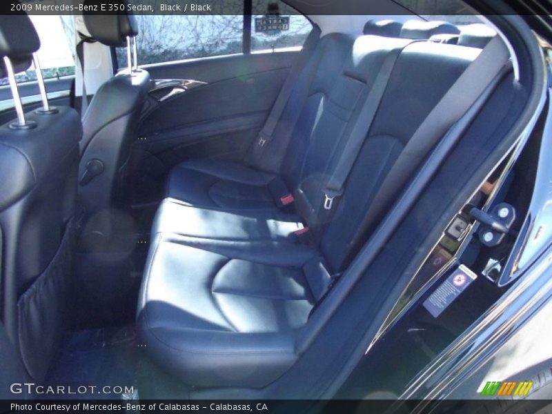 Black / Black 2009 Mercedes-Benz E 350 Sedan