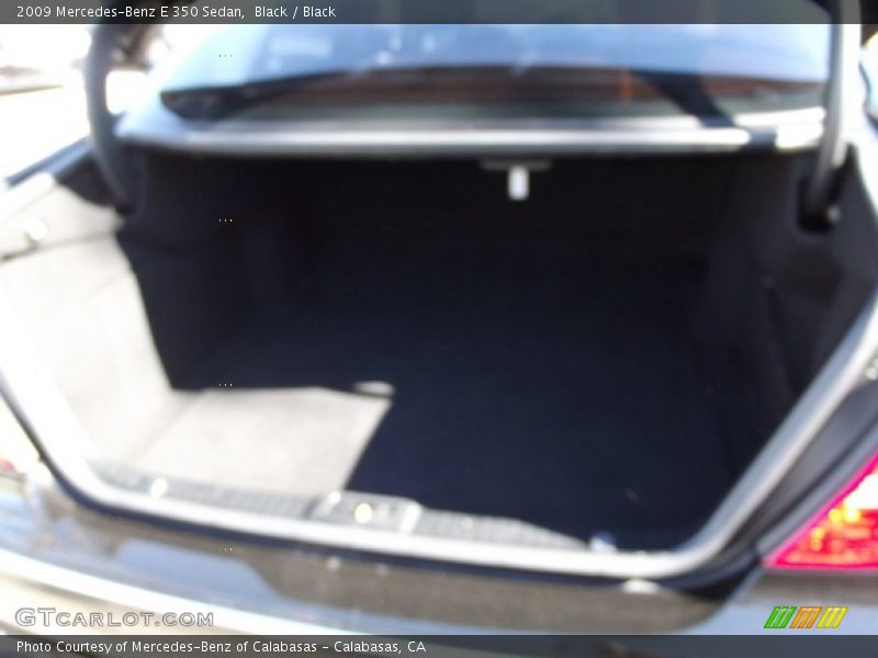 Black / Black 2009 Mercedes-Benz E 350 Sedan