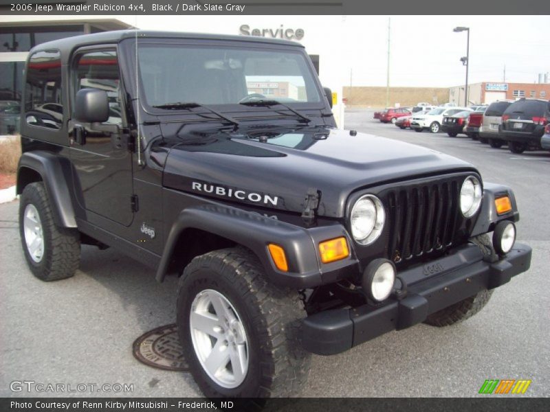 Black / Dark Slate Gray 2006 Jeep Wrangler Rubicon 4x4