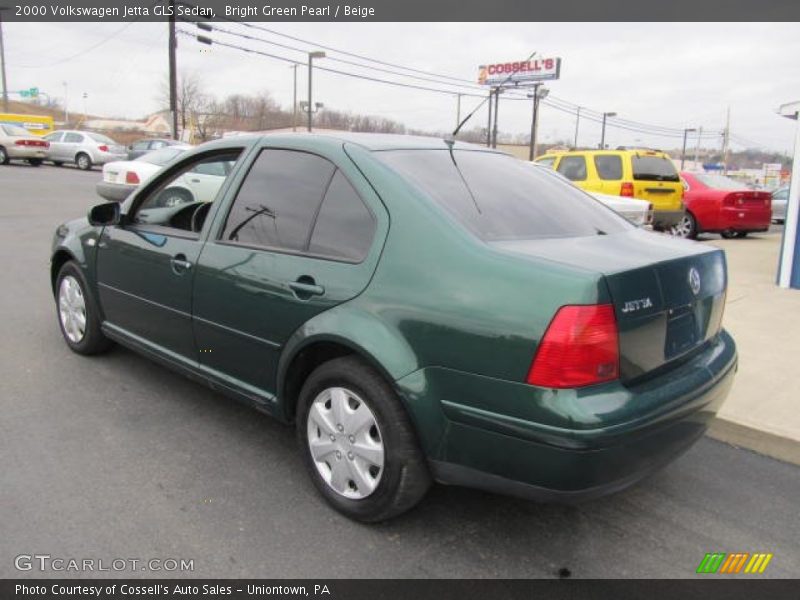 Bright Green Pearl / Beige 2000 Volkswagen Jetta GLS Sedan