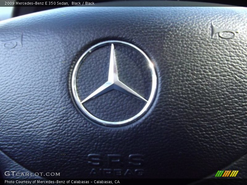 Black / Black 2009 Mercedes-Benz E 350 Sedan