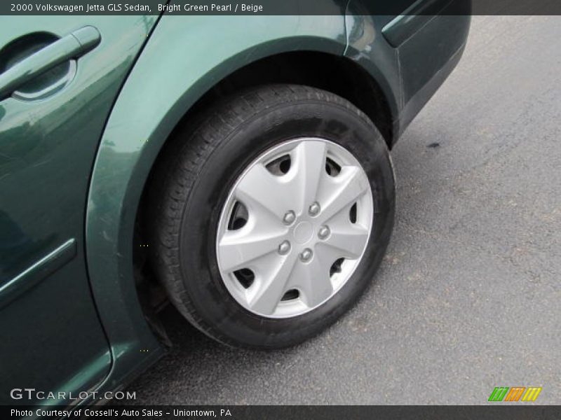 Bright Green Pearl / Beige 2000 Volkswagen Jetta GLS Sedan