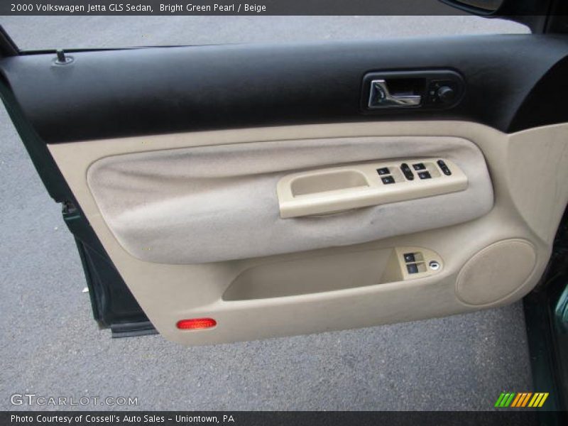 Bright Green Pearl / Beige 2000 Volkswagen Jetta GLS Sedan