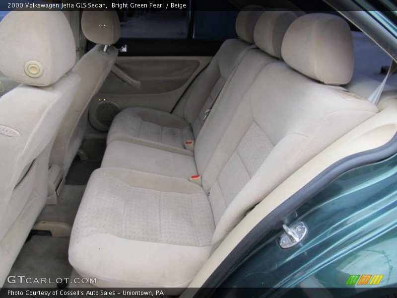 Bright Green Pearl / Beige 2000 Volkswagen Jetta GLS Sedan