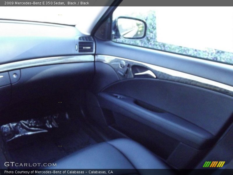 Black / Black 2009 Mercedes-Benz E 350 Sedan