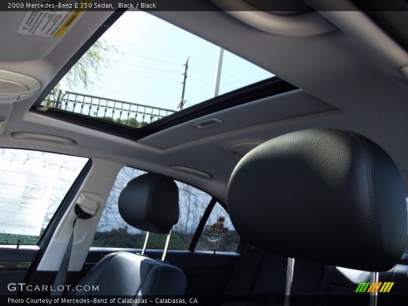 Black / Black 2009 Mercedes-Benz E 350 Sedan