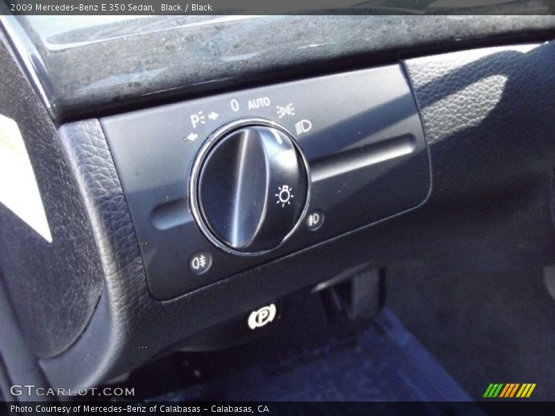 Black / Black 2009 Mercedes-Benz E 350 Sedan