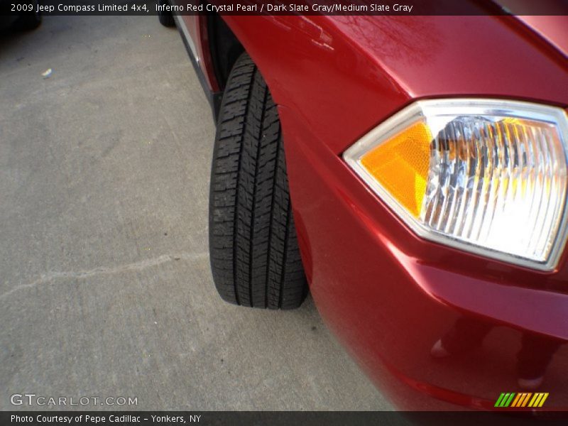 Inferno Red Crystal Pearl / Dark Slate Gray/Medium Slate Gray 2009 Jeep Compass Limited 4x4
