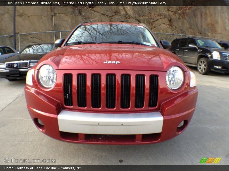 Inferno Red Crystal Pearl / Dark Slate Gray/Medium Slate Gray 2009 Jeep Compass Limited 4x4