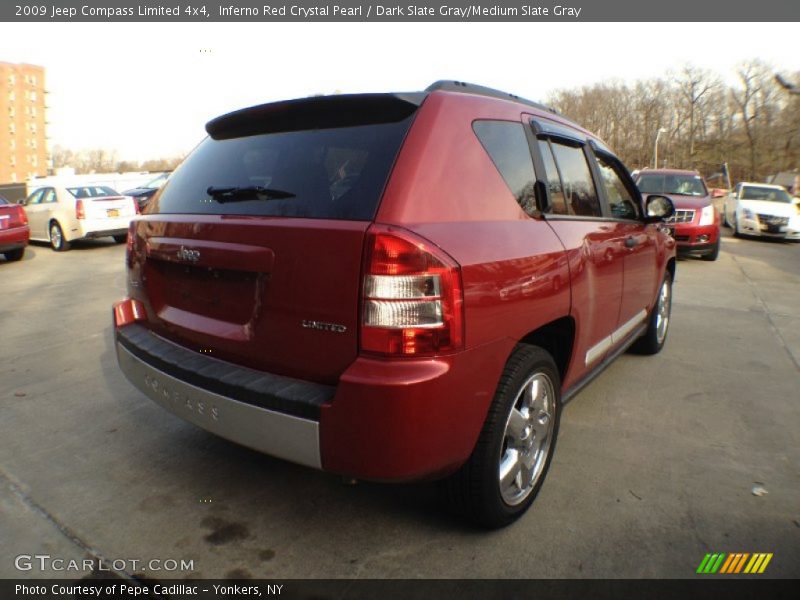 Inferno Red Crystal Pearl / Dark Slate Gray/Medium Slate Gray 2009 Jeep Compass Limited 4x4