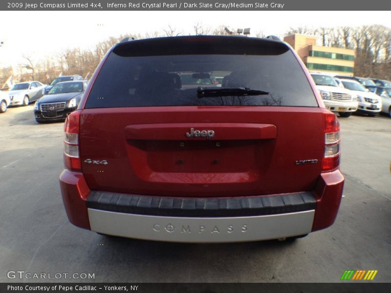 Inferno Red Crystal Pearl / Dark Slate Gray/Medium Slate Gray 2009 Jeep Compass Limited 4x4