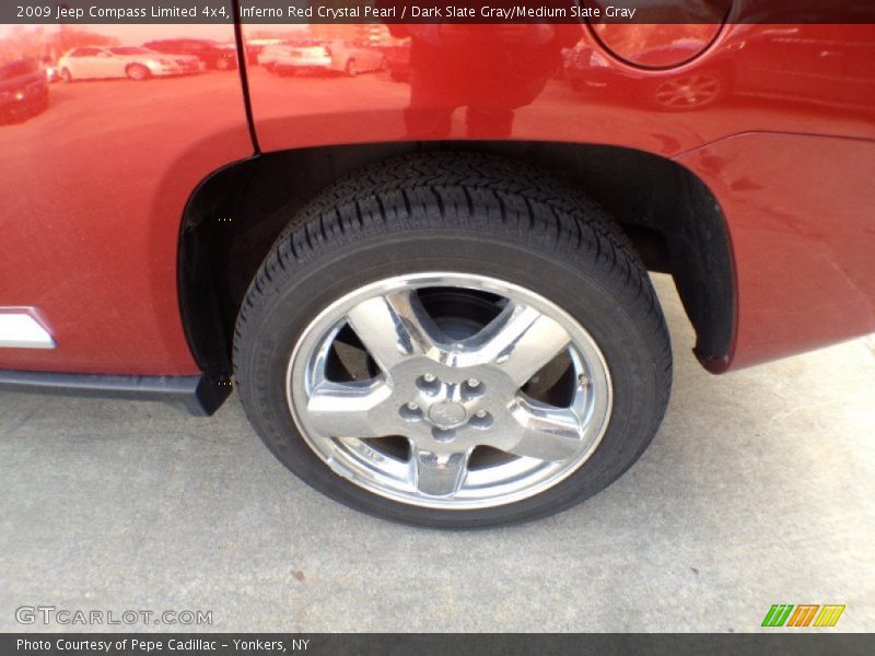 Inferno Red Crystal Pearl / Dark Slate Gray/Medium Slate Gray 2009 Jeep Compass Limited 4x4