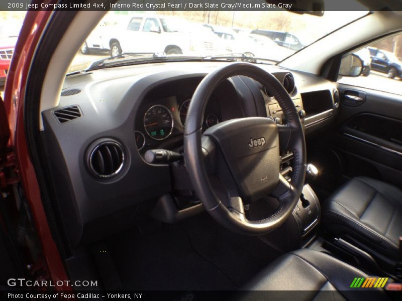 Inferno Red Crystal Pearl / Dark Slate Gray/Medium Slate Gray 2009 Jeep Compass Limited 4x4