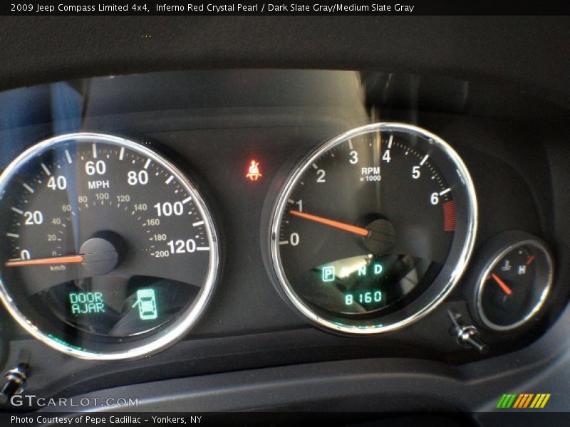 Inferno Red Crystal Pearl / Dark Slate Gray/Medium Slate Gray 2009 Jeep Compass Limited 4x4