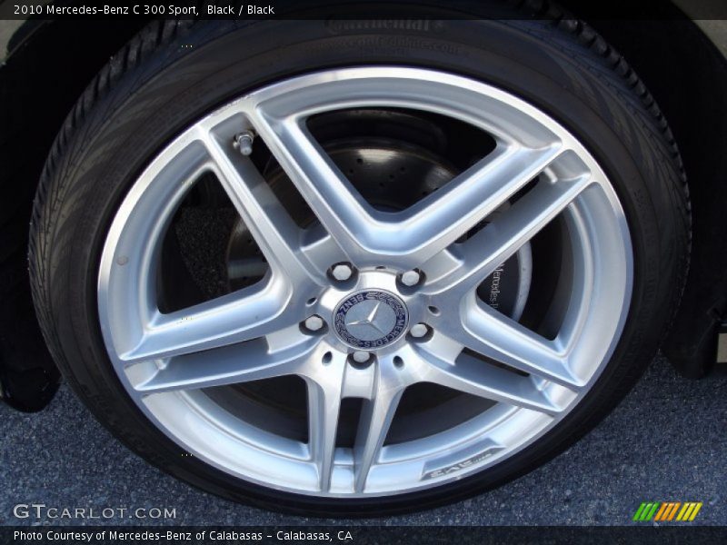 Black / Black 2010 Mercedes-Benz C 300 Sport