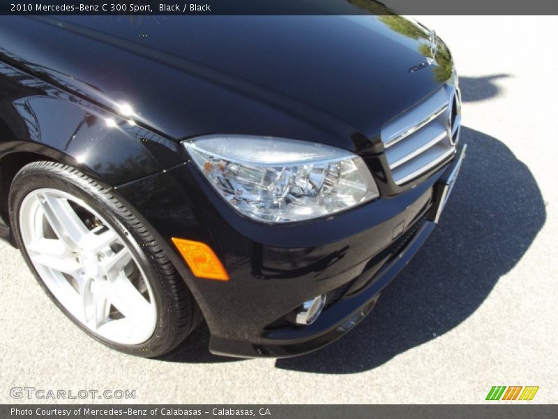 Black / Black 2010 Mercedes-Benz C 300 Sport