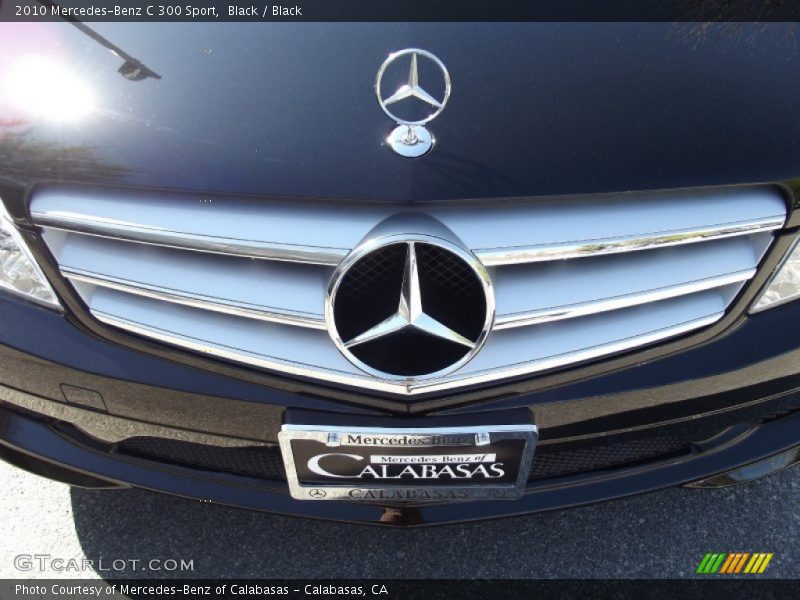 Black / Black 2010 Mercedes-Benz C 300 Sport