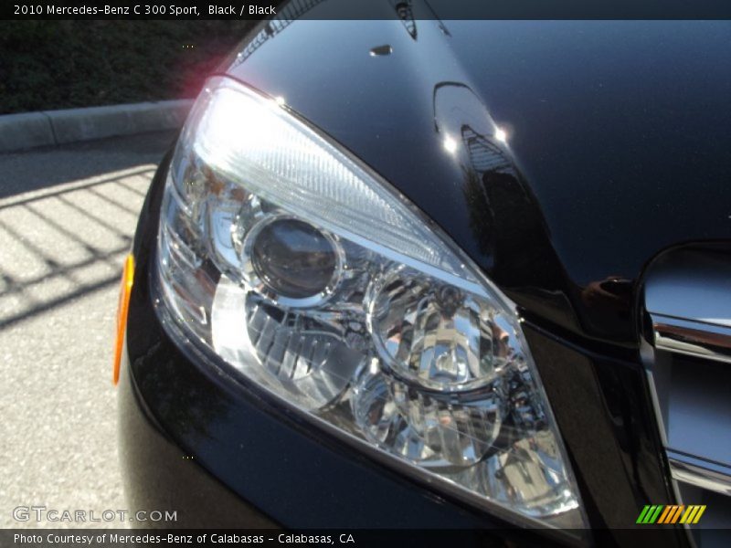 Black / Black 2010 Mercedes-Benz C 300 Sport