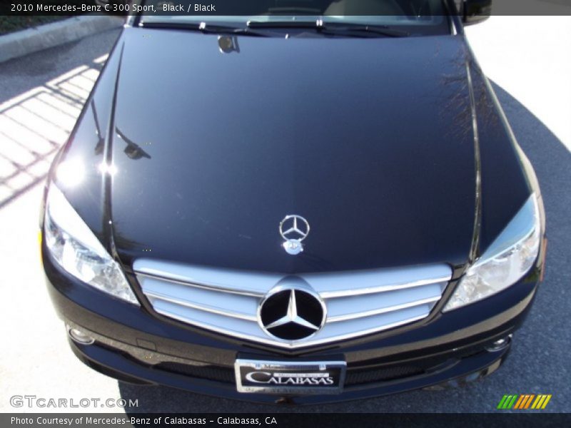 Black / Black 2010 Mercedes-Benz C 300 Sport