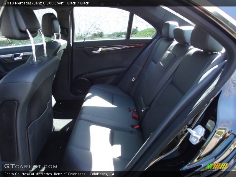 Black / Black 2010 Mercedes-Benz C 300 Sport