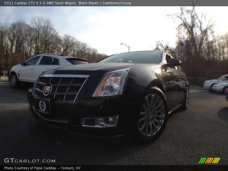Black Raven / Cashmere/Cocoa 2011 Cadillac CTS 4 3.6 AWD Sport Wagon