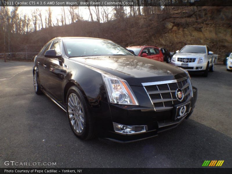Black Raven / Cashmere/Cocoa 2011 Cadillac CTS 4 3.6 AWD Sport Wagon