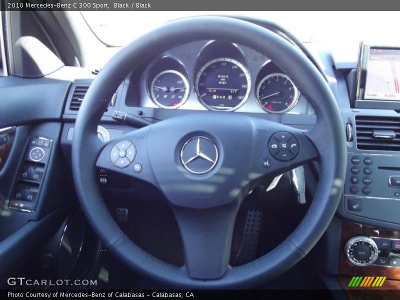 Black / Black 2010 Mercedes-Benz C 300 Sport