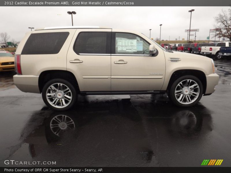  2012 Escalade Premium AWD Gold Mist Metallic