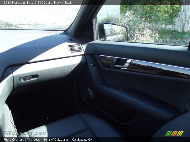 Black / Black 2010 Mercedes-Benz C 300 Sport