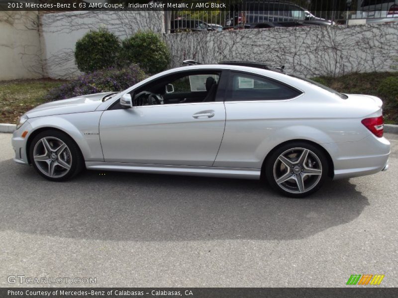 Iridium Silver Metallic / AMG Black 2012 Mercedes-Benz C 63 AMG Coupe