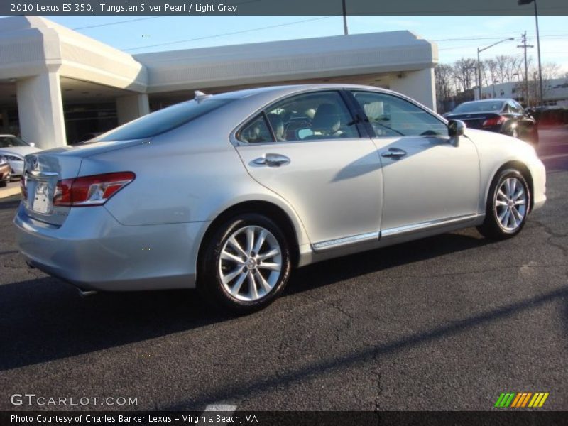 Tungsten Silver Pearl / Light Gray 2010 Lexus ES 350