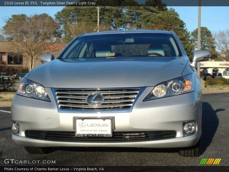 Tungsten Silver Pearl / Light Gray 2010 Lexus ES 350