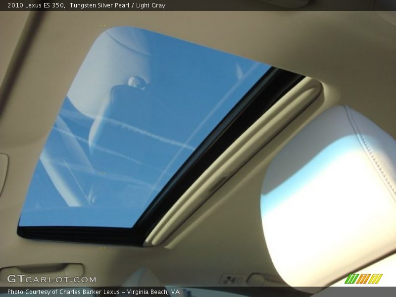 Tungsten Silver Pearl / Light Gray 2010 Lexus ES 350