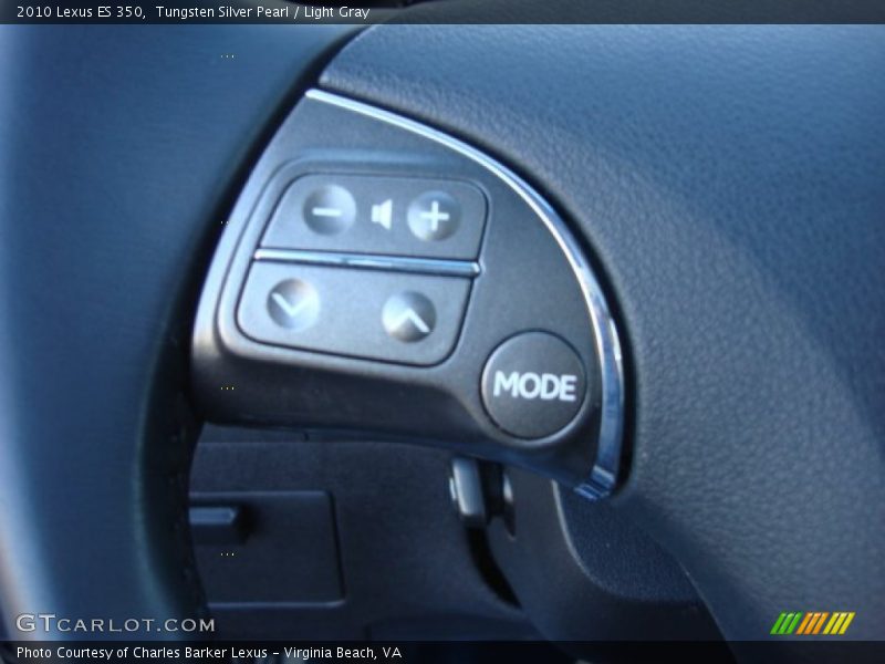 Tungsten Silver Pearl / Light Gray 2010 Lexus ES 350
