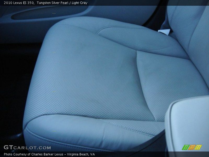 Tungsten Silver Pearl / Light Gray 2010 Lexus ES 350