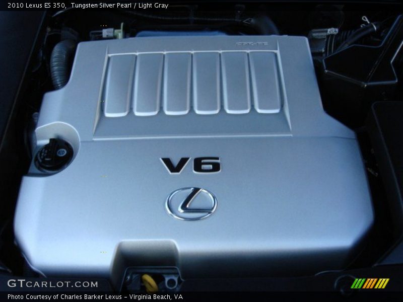 Tungsten Silver Pearl / Light Gray 2010 Lexus ES 350