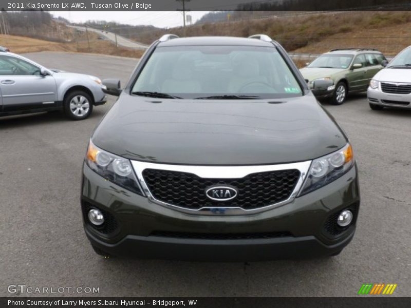Tuscan Olive / Beige 2011 Kia Sorento LX AWD