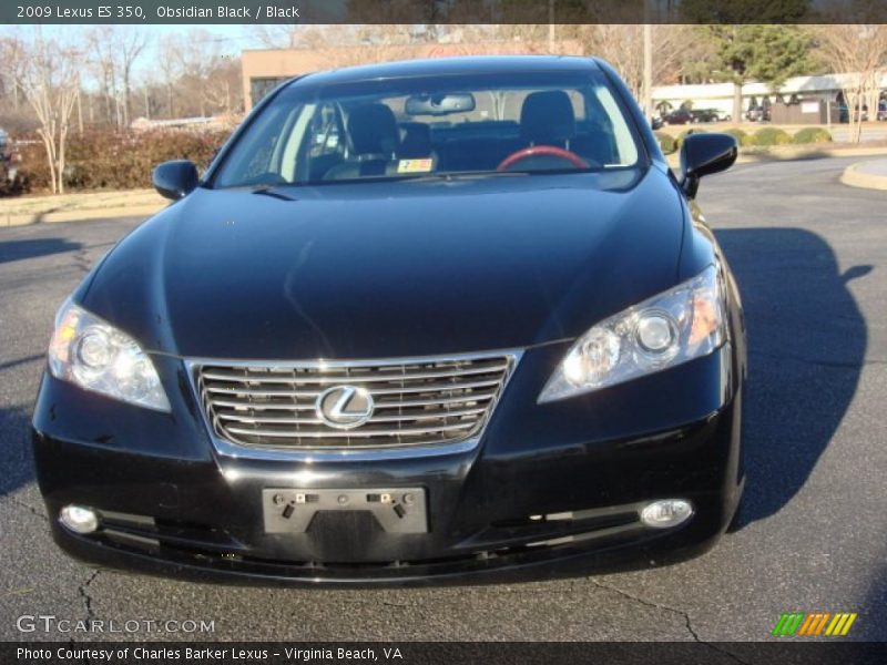Obsidian Black / Black 2009 Lexus ES 350