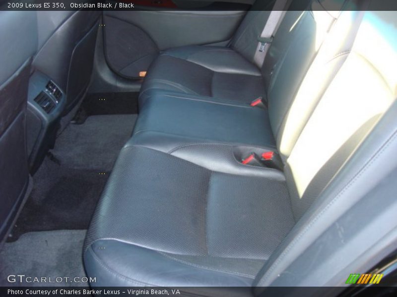 Obsidian Black / Black 2009 Lexus ES 350