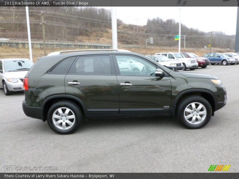Tuscan Olive / Beige 2011 Kia Sorento LX AWD