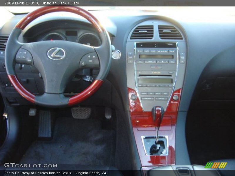 Obsidian Black / Black 2009 Lexus ES 350