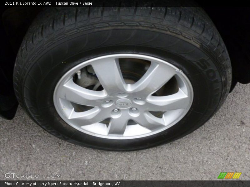 Tuscan Olive / Beige 2011 Kia Sorento LX AWD
